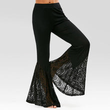 Load image into Gallery viewer, Women&#39;s Knitting Lace Flare Pants