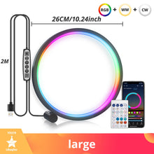 Load image into Gallery viewer, Led Night Light RGB Desk Lamp APP Music Rhythm Atmosphere Light Remote Control Dimming Game Desktop Bedroom Bar Live Broadcast