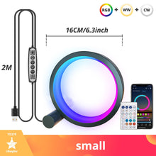 Load image into Gallery viewer, Led Night Light RGB Desk Lamp APP Music Rhythm Atmosphere Light Remote Control Dimming Game Desktop Bedroom Bar Live Broadcast