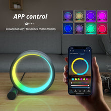 Load image into Gallery viewer, Led Night Light RGB Desk Lamp APP Music Rhythm Atmosphere Light Remote Control Dimming Game Desktop Bedroom Bar Live Broadcast
