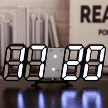 Load image into Gallery viewer, Nordic Digital Alarm Clocks Wall Clocks Hanging Watch Snooze Table Clocks Calendar Thermometer Electronic Clock Digital Clocks