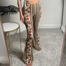 Load image into Gallery viewer, New fashion bohemian print slacks for autumn
