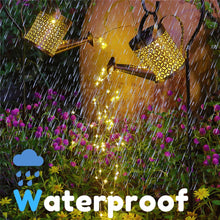 Load image into Gallery viewer, Solar Watering Can Light Hanging Kettle Lantern Light Waterproof Garden Decor Metal Retro Lamp for Outdoor Table Patio Lawn YarD