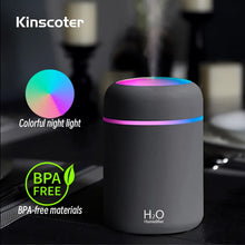 Load image into Gallery viewer, 300ml H2O Air Humidifier Portable Mini USB Aroma Diffuser With Cool Mist For Bedroom Home Car Plants Purifier Humificador