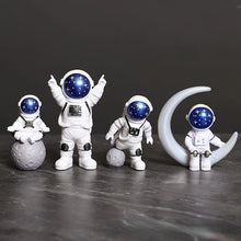 Load image into Gallery viewer, 4 pcs Astronaut Figure Statue Figurine Spaceman Sculpture Educational Toy Desktop Home Decoration Astronaut Model For Kids Gift
