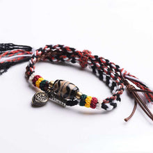 Load image into Gallery viewer, Tibetan Handwoven Bracelet Hand Rope Cultural and Fashionable Simple Buddha Bead Bracelet