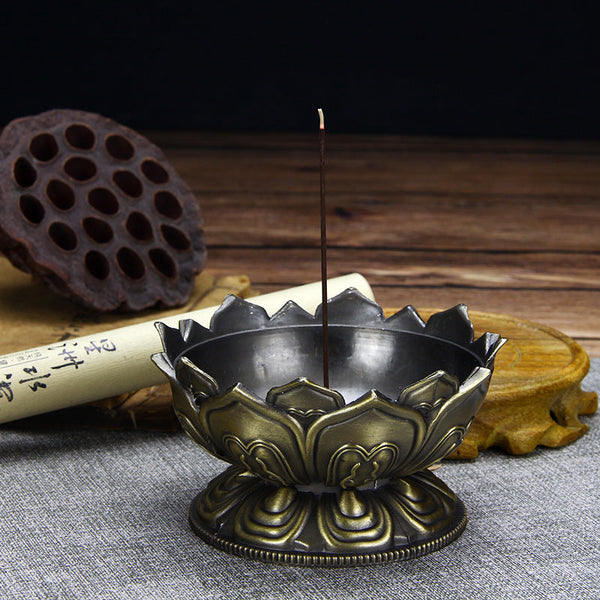 Antique Alloy Copper Tower Aromatherapy Burner, Sandalwood Burner, Lotus Incense Burner
