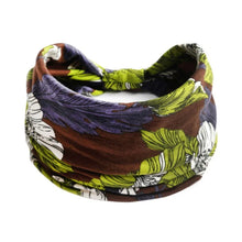 Load image into Gallery viewer, Bohemian Style Elastic Hair Bands Yoga Headband Women Headwear Print Vintage Cross Unisex Scrunchies Hair Accessories