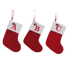 Load image into Gallery viewer, Christmas Alphabet Knitting Socks Christmas Tree Ornaments Christmas Decorations For Home 2024 Noel New Year 2025 Xmas Gift