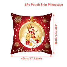 Load image into Gallery viewer, Christmas Cushion Cover Merry Christmas Decorations for Home Christmas Ornament Navidad Noel Xmas Gifts Happy New Year