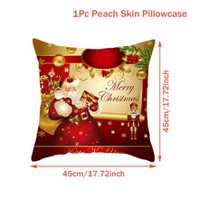 Load image into Gallery viewer, Christmas Cushion Cover Merry Christmas Decorations for Home Christmas Ornament Navidad Noel Xmas Gifts Happy New Year