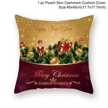 Load image into Gallery viewer, Christmas Cushion Cover Merry Christmas Decorations for Home Christmas Ornament Navidad Noel Xmas Gifts Happy New Year