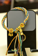 Load image into Gallery viewer, New Colors Handwoven Tibetan style hand rope Zakiram hand rope Green Tara Fifth Lord Tangka bracelet