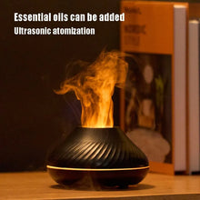 Load image into Gallery viewer, Flame Aromatherapy Humidifier Nordic Desktop Home Style Atmosphere Light High Fog Quiet Small Space and Saving