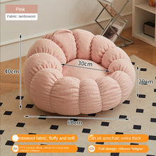 Load image into Gallery viewer, Lazy Sofa Chair balcony Leisure bean bag chair sleep Sofa couches for living with Stool Bedroom Furniture floor Sofa chair