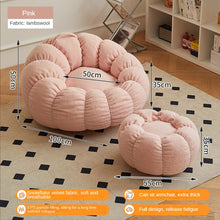 Load image into Gallery viewer, Lazy Sofa Chair balcony Leisure bean bag chair sleep Sofa couches for living with Stool Bedroom Furniture floor Sofa chair