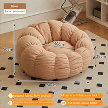 Load image into Gallery viewer, Lazy Sofa Chair balcony Leisure bean bag chair sleep Sofa couches for living with Stool Bedroom Furniture floor Sofa chair