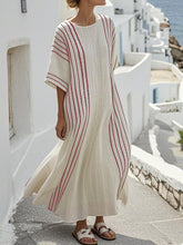 Load image into Gallery viewer, Summer Elegant Large Size Printing Long Pendulum Dress