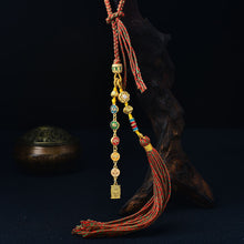 Load image into Gallery viewer, Hand-woven Pendant Lanyard, Bag Lanyard Can Be Hung, Tangkazakiram Ethnic Style Retro