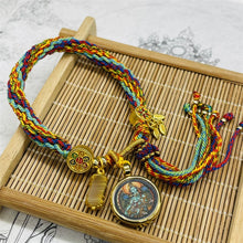 Load image into Gallery viewer, Tibet Hand-woven Diamond Rope Hand Rope Bracelet Jewelry Gifts