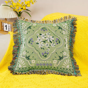 Pillow Cover Ethnic Style Cushion Sofa Pillow Jacquard Pillow Bohemian Decorative Pillow Case