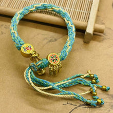 Load image into Gallery viewer, Tibet Hand-woven Diamond Rope Hand Rope Bracelet Jewelry Gifts