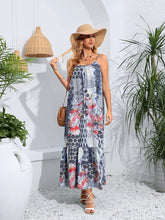 Load image into Gallery viewer, Printed Drawstring Bohemian Style Fake Dress Long Skirt