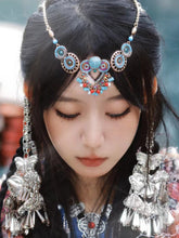 Load image into Gallery viewer, Ethnic Style Headgear, Exotic Charm Necklace, Western Tibet Eyebrow Center and Forehead Chain