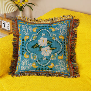 Pillow Cover Ethnic Style Cushion Sofa Pillow Jacquard Pillow Bohemian Decorative Pillow Case