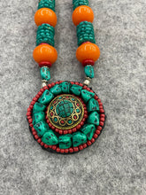 Load image into Gallery viewer, Tibetan Nepalese Necklace Retro Long Versatile Sweater Chain Necklace Pendant