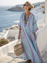Load image into Gallery viewer, Summer Elegant Large Size Printing Long Pendulum Dress
