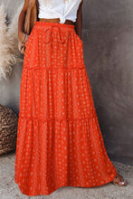 Load image into Gallery viewer, New Bohemian Style Skirt, Loose Fitting Casual High Waisted Long Skirt