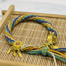 Load image into Gallery viewer, Tibet Hand-woven Diamond Rope Hand Rope Bracelet Jewelry Gifts