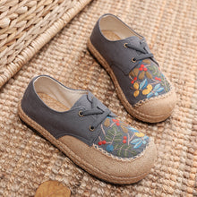 Load image into Gallery viewer, Spring Fresh Round Head Cloth Shoes Fashionable Shallow Mouth Women&#39;s Shoes
