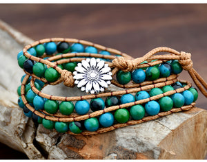 New Retro Ethnic Style Bracelet with Beaded Multi-layer Woven Bracelet