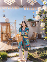 Load image into Gallery viewer, Ethnic Style Knitted Sweater Jacket Top Women&#39;s Autumn Fringed Warm Thickened Loose Medium and Long Cardigan