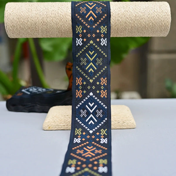 Brocade Pattern Cultural Pattern Elements Lace Webbing DIY Ethnic Clothing Accessories Fabric Fabric