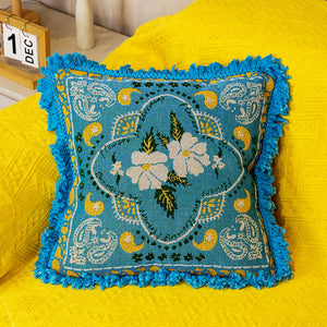 Pillow Cover Ethnic Style Cushion Sofa Pillow Jacquard Pillow Bohemian Decorative Pillow Case