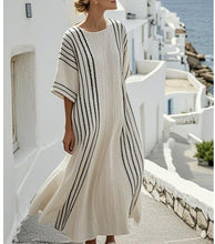 Load image into Gallery viewer, Summer Elegant Large Size Printing Long Pendulum Dress