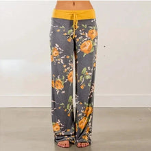 Load image into Gallery viewer, S-8XL Fashion Women Casual Loose Stretch Printing Long Wide Leg Yoga Pants Drawstring  Lounge Pants Pajama Pants