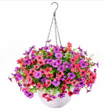 Load image into Gallery viewer, Fake Hanging Flowers With Basket -Artificial Flowers, Outdoor/Indoor Patio Lawn Decor, Artificial Hanging Plants For Wall, , Roo
