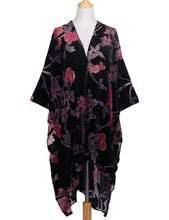 Load image into Gallery viewer, WeHello Bohemian burnt plush kimono Women&#39;s long Purple Tassel Beach Cover-up  Holiday Casual Cardigan Shawl JYPF-20