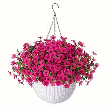 Load image into Gallery viewer, Fake Hanging Flowers With Basket -Artificial Flowers, Outdoor/Indoor Patio Lawn Decor, Artificial Hanging Plants For Wall, , Roo