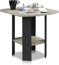 Load image into Gallery viewer, Simple Design End Table, 2-Pa, French Oak Grey/Bla