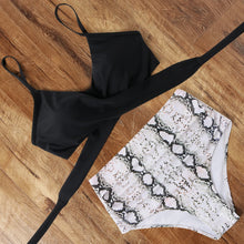 Load image into Gallery viewer, High Waist  Sexy Bikini Set 2024  Biquini Swimwear Women Two Pieces Swimsuit Floral Beachwear V-Neck Bathing Suits Female