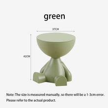 Load image into Gallery viewer, Customized Cartoon Sofa Side Table Creative Flat Head Coffee Table Small Home Plastic Coffee Table Furniture Side Table