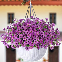 Load image into Gallery viewer, Fake Hanging Flowers With Basket -Artificial Flowers, Outdoor/Indoor Patio Lawn Decor, Artificial Hanging Plants For Wall, , Roo