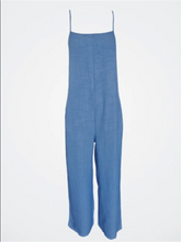 Load image into Gallery viewer, Women&#39;s Sleeveless Jumpsuit with Suspender Loose Casual Pocket Monochromatic Summer