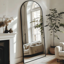 Load image into Gallery viewer, Modern Arched Full-Length Floor Mirror - 58" x 18" Oversized Design