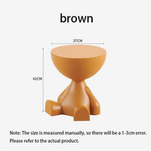 Load image into Gallery viewer, Customized Cartoon Sofa Side Table Creative Flat Head Coffee Table Small Home Plastic Coffee Table Furniture Side Table